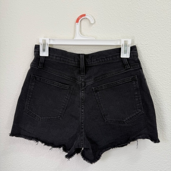 Madewell Black High-Waisted Jean Shorts Women’s Size 26 - Picture 3 of 4